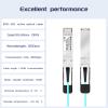 Buacoz 100Gbps AOC Active Optical Cable, 20Meter/65.6ft 100GBASE QSFP28 to QSFP28 OM3 MMF Direct-Attach Fiber Stacking Cables, Fit for Ubiquiti UniFi Devices Ethernet High-Speed Optical Cable view 2