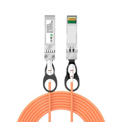 Buacoz 10G AOC Active Optical Cable 3Meter/9.8ft - Compatible with Juniper Devices, OM2 MMF Active Direct-Attach Fiber Stacking Cable, SFP+ to SFP+ 10GBASE AOC Ethernet High-Speed Optical Cables