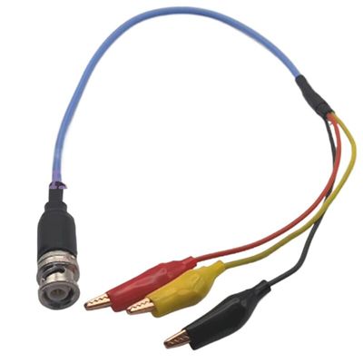 1PCS for 237-ALG-2 0.5m 078-TRX triaxial coaxial cable three alligator clips