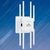 WiFi Extender Signal Booster, Long Range Wireless Internet Repeater for Home Cover up to 10,000 Sq.ft, WiFi Router Extender with Ethernet Port, 1-Tap Setup Signal Amplifier view 2