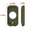 Flexible Silicone Case for Garmin Edge 1050 Screen Protector Full Coverage for TPU Clear Film(Green) view 3