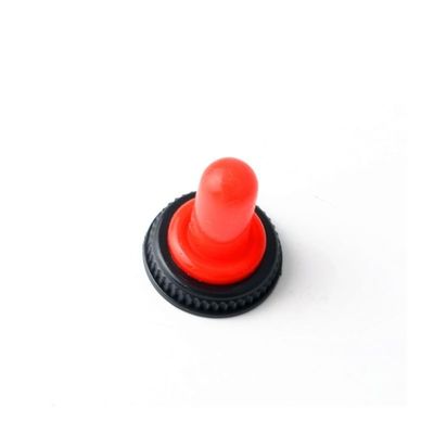 QZLIBEFUD 12mm Toggle Switch Boot Green red Yellow Blue Water Proof Cover(Red)