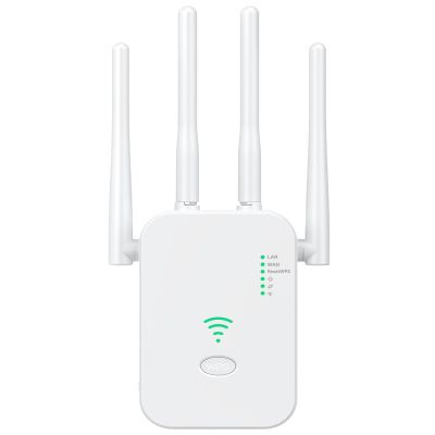 WiFi Extender Signal Booster, Long Range Wireless Internet Repeater for Home Cover up to 10,000 Sq.ft, WiFi Router Extender with Ethernet Port, Easy Set up Signal Amplifier