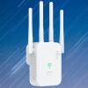 WiFi Extender Signal Booster, Long Range Wireless Internet Repeater for Home Cover up to 10,000 Sq.ft, WiFi Router Extender with Ethernet Port, Easy Set up Signal Amplifier view 2