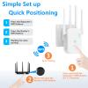 WiFi Extender Signal Booster, Long Range Wireless Internet Repeater for Home Cover up to 10,000 Sq.ft, WiFi Router Extender with Ethernet Port, Easy Set up Signal Amplifier view 4