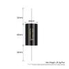 PGMTDEFXJO 2Pcs MPT MKP 100V 250V Capacitor Axial Fever Crossover Coupling Frequency-Divided for Audio Capacitor Audiophile Speaker(100V 15UF MKT) view 2