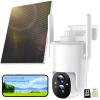 AMTIFO 4G LTE Cellular Security Camera - No Wi-Fi Needed, 360 PTZ, Night Vision, Unlimited Data Subscription, Solar-Powered, Wireless Outdoor Surveillance view 1