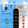 AMTIFO 4G LTE Cellular Security Camera - No Wi-Fi Needed, 360 PTZ, Night Vision, Unlimited Data Subscription, Solar-Powered, Wireless Outdoor Surveillance view 3