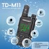 TIDRADIO TD-M11 Walkie Talkies Waterproof IP67, APP/Web Bluetooth Programming, Long Range FRS Two-Way Radios, Freq Copy, VOX, NOAA Emergency Weather Radio for Camping Hunting Gear, Black - 4 Pack view 3