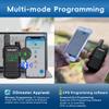 TIDRADIO TD-M11 Walkie Talkies Waterproof IP67, APP/Web Bluetooth Programming, Long Range FRS Two-Way Radios, Freq Copy, VOX, NOAA Emergency Weather Radio for Camping Hunting Gear, Black - 4 Pack view 4