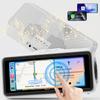 Portable Apple Carplay Screen for Car, Touch Screen with Wireless Android Auto, Car Audio Receivers with Voice Control, Mirror Link, Music Play, GPS Navigation, Built-in Customized Speakers (White) view 1