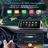 Portable Apple Carplay Screen for Car, Touch Screen with Wireless Android Auto, Car Audio Receivers with Voice Control, Mirror Link, Music Play, GPS Navigation, Built-in Customized Speakers (White) view 3