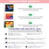 aMZCaSE Keyboard Case for iPad 9th/8th/7th Generation(10.2",2021),10 Color Backlight,360 Slim Cover Bundle with Pencil for Apple ipad(Pen Compatible with 2018-2024) view 2