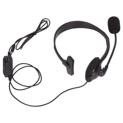 3.5mm Plug Corded Telephone Headset with Noise Reduction MicrophoneTelephone Headsetr Customer ServiceAdjustable Single Ear Headset FoOffice