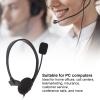 3.5mm Plug Corded Telephone Headset with Noise Reduction MicrophoneTelephone Headsetr Customer ServiceAdjustable Single Ear Headset FoOffice view 2