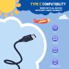 Cowyawn USB Type C Kids Headphones for School, Wired Toddler Headphones, 94dB Volume Limited, HD Stereo Sound, Foldable Lightweight On-Ear Wired Headphones for Kids/Children/Teens/Boys (Red Black) view 2