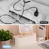 Cable Management Box,Desk Cord Organizer with Groove Cover,Plastic Cord Hider Box,Large Cable Box Organizer,Power Socket Management for TV/Computer/Router/Games Console Cable Storage (White) view 3