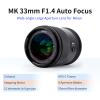 Meike 33mm F1.4 Large Aperture APS-C Frame AF STM Lens Auto Focus Fixed Prime Portrait Lenses for Nikon Z Mount Mirrorless Cameras Z5, Z6, Z7, Z6II, Z7II, Z9, Z30, Z50, Z fc view 3
