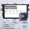 8 Core 4+32G Car Radio for Toyota Corolla 2009-2013 with Wireless CarPlay Android Auto, 9 inch 1280X720 IPS Touchscreen Car Stereo Player with Backup Camera, AM/FM/RDS, AUX, DSP, SWC view 4
