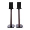 EXIMUS One Pair Fixed Height Universal Speaker Floor Stands - Espresso - 610 Series view 2