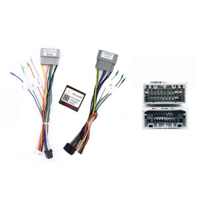 16Pin Car Radio Stereo Power Retrofit Harness Cable Wire Loom for Chrysler/Dodge/Jeep with Can Bus(XP) Both Connectors