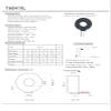 GVMUKNYE TA8419L Rated Input 50A/100A/200A/300A Output 50mA/80mA/100mA Suspension Current Transformer(0-300A 0-100mA) view 2