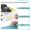 POPOBUY TZ TZe 9mm 0.35 inch Laminated Yellow Tape Compatible for Brother P Touch TZ621 TZ-621 TZe-621 TZe621 Label Tape for PTD210 D400AD D600 PT-H100 PTH110 PT-1230PC, 100 Pack Black on Yellow view 4