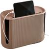 Cable Management Box,Desk Cord Organizer with Groove Cover,Plastic Cord Hider Box,Large Cable Box Organizer,Power Socket Management for TV/Computer/Router/Games Console Cable Storage (Milk Tea) view 1
