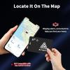 SmartCard Wallet Tracker Card Compatible with Apple Find My App(iOS Only), Rechargeable Item Finder Card for Wallet Luggage Key Passport Tracker with Chain Hole view 3