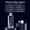 vnilrgle Wireless CarPlay Adapter 2024 Upgrade, Plug and Play, No Latency, Converts Factory Wired to Wireless, Compatible with iPhone 6+ and 2015+ Cars, Bluetooth 2.4GHz and Wi-Fi 2.4+5.8GHz view 2
