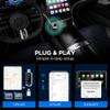vnilrgle Wireless CarPlay Adapter 2024 Upgrade, Plug and Play, No Latency, Converts Factory Wired to Wireless, Compatible with iPhone 6+ and 2015+ Cars, Bluetooth 2.4GHz and Wi-Fi 2.4+5.8GHz view 4