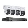 ANNKE 32 Channel H.265+ AI 3K Lite DVR Recorder with NO Hard Drive, 4X 2mp AHD Add-on PT Cameras with with 350 pan and 90 tilt, AI Human/Vehicle Detection for Home/Business Surveillance view 1