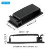 PATIKIL 6MM Self Adhesive Cable Clips, 20 Pcs Cable Management Clips Wall Wire Holder Cord Organizer for Wall Office Home Under Desk, Black view 2