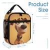KLWQR Cartoon Dog Backpack for Women Men Lightweight Waterproof Backpack Set With Lunch Box Pencil Case Travel Laptop Backpack Casual Daypacks view 4