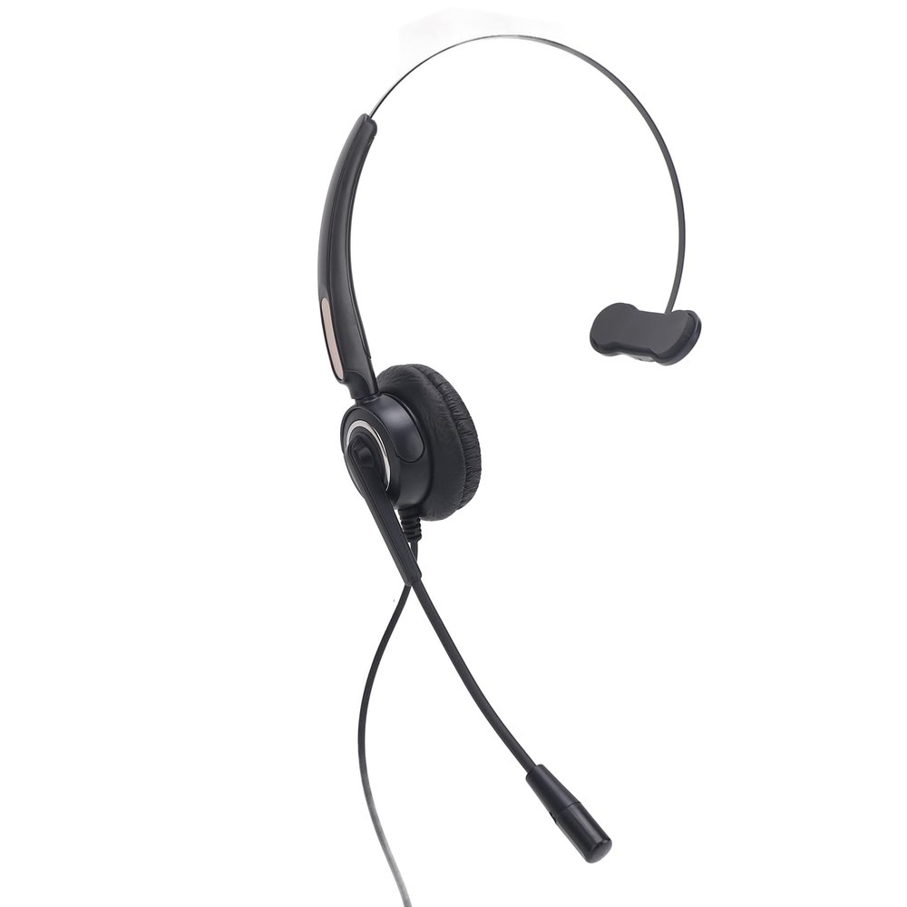 Noise Cancelling Microphone USB Telephone Headset with USB C to USB 3.5mm Connector for PC Laptop Tablet, Suitable for Call Center, Home Office