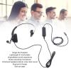 Noise Cancelling Microphone USB Telephone Headset with USB C to USB 3.5mm Connector for PC Laptop Tablet, Suitable for Call Center, Home Office view 2