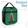 KLWQR Christmas Tree Shape Backpack for Women Men Lightweight Waterproof Backpack Set With Lunch Box Pencil Case Travel Laptop Backpack Casual Daypacks view 4
