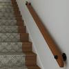 Sxlawesom Indoor Stairs Handrails Complete Kit, 8cm Wide Pine Baluster, Non-Slip Grab Bar, Suitable for Garden, Corridor, Lofts, Decking Railings(30CM) view 4