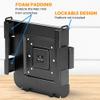 GABOR Mac mini VESA Mount/Wall Mount/Under Desk Mount/VESA Mount Behind Monitor- Foam Padding, Security with Anti-Theft Locking, Full Mounting Kit for Space-Saving and Ergonomic Setup, Black view 3