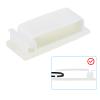 PATIKIL 6MM Self Adhesive Cable Clips, 50 Pcs Cable Management Clips Wall Wire Holder Cord Organizer for Wall Office Home Under Desk, White view 3