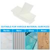 PATIKIL 6MM Self Adhesive Cable Clips, 50 Pcs Cable Management Clips Wall Wire Holder Cord Organizer for Wall Office Home Under Desk, White view 4