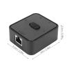 2 Port Gigabit Network Switch, 10 100 1000Mbps 2 Input 1 Output 1 Input 2 Output PoE Extender Switch, RJ45 Splitter Selector for Cat 6 view 3