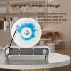 COOLGEEK Original Upright Vinyl Turntable, Record Player with Cartridge AT-3600L Stylus Head | Hybrid Mid/Treble Driver and Subwoofer | Bluetooth and Vinyl Record Player (White) view 3