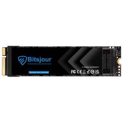 Bitsjour 512GB Internal SSD Replacement for Apple MacBook Pro Retina 13" Late 2012-Early 2013 A1425 EMC 2557/2672, Retina 15" Mid 2012-Early 2013 A1398 EMC 2512/2673, macOS preloaded