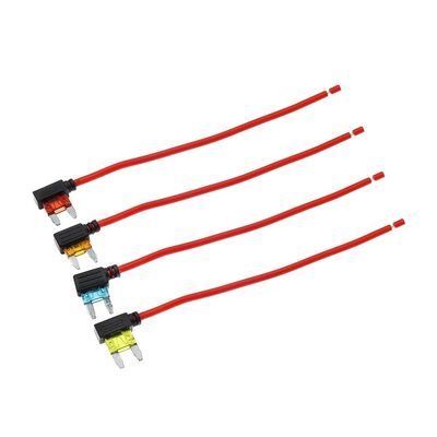 12V 5A 10A 15A 20A Car Fuse Holder Add-a-circuit TAP Adapter Micro Standard ATM APM Blade MINI Medium Simple Safety Device(1PCS,MINI_20A)