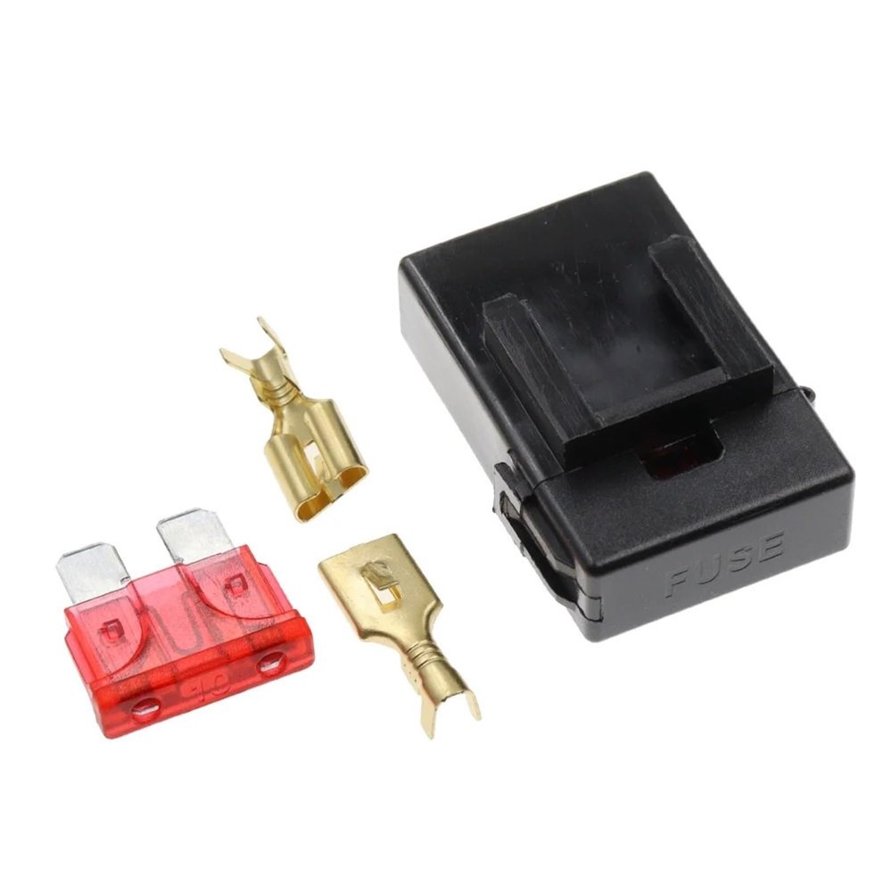 1/3/5Set Fuse Holder with Crimp Terminal Middle Fuse for car auto Connector(5A,3PCS)
