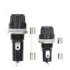 10PCS 5 * 20mm 6 * 30mm 250V Glass Fuse Holders 5x20 6x30 Insurance Tube Socket Fuse Holder for Insurance Panel Mount Fuse Holder(6X30MM,0.25A) view 2