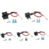 12V Fuse Holder Add-a-Circuit TAP Adapter Micro Mini Standard ATM APM Blade Auto Fuse with 10A Blade Car Fuse with Holder(T Micro3,45A) view 2