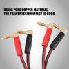 MUNEFE Cable Banana Plug, Subwoofer Cable, Banana Test Leads, Suitable for Connecting Sound Systems and Speakers (3 M) view 3
