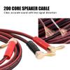 MUNEFE Cable Banana Plug, Subwoofer Cable, Banana Test Leads, Suitable for Connecting Sound Systems and Speakers (3 M) view 4